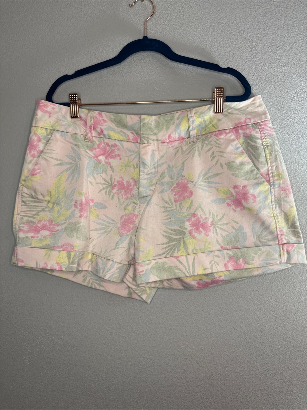 Dear John Denim tropical floral print shorts, size 32